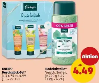 PENNY KNEIPP Duschglück-Set oder Badekristalle Angebot
