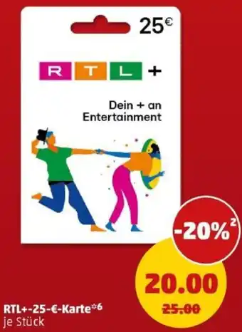 PENNY RTL+-25-€-Karte Angebot
