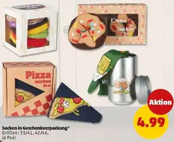 PENNY Socken in Geschenkverpackung Angebot