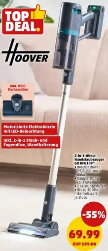 PENNY HOOVER 2-in-1-Akku Handstaubsauger GO HFG10P Angebot