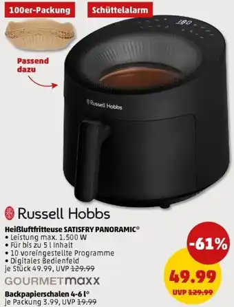 PENNY Russell Hobbs Heißluftfritteuse SATISFRY PANORAMIC Angebot