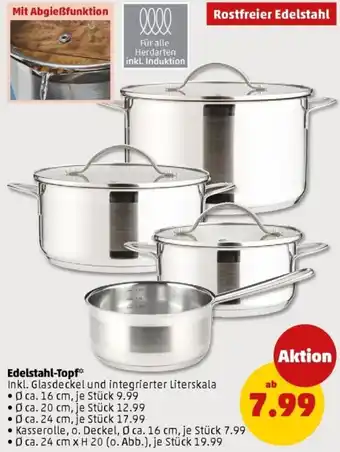 PENNY Edelstahl-Topf Angebot