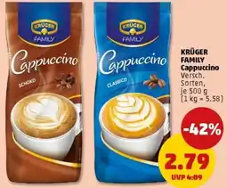PENNY KRÜGER FAMILY Cappuccino Angebot