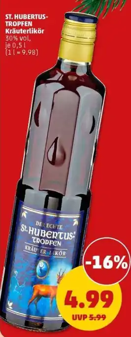 PENNY ST. HUBERTUS TROPFEN Kräuterlikör Angebot