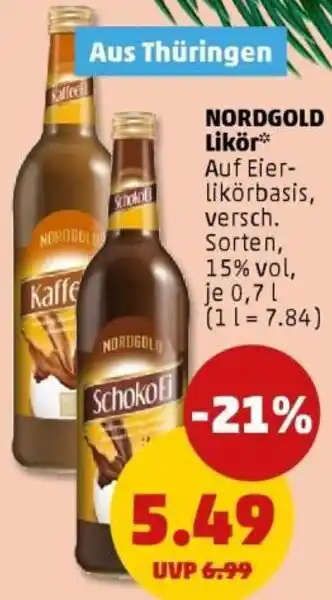 PENNY NORDGOLD Likör Angebot