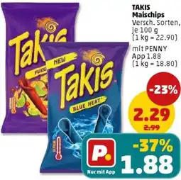 PENNY TAKIS Maischips Angebot