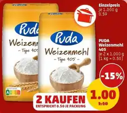 PENNY PUDA Weizenmehl Type 405 Angebot