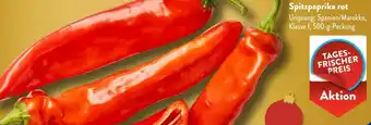 Aldi Süd Spitzpaprika rot Angebot