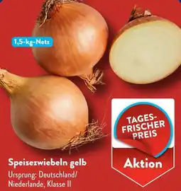 Aldi Süd Speisezwiebeln gelb Angebot