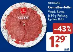 Aldi Süd WILTMANN Genießer-Teller Angebot