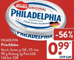Aldi Süd PHILADELPHIA Frischkäse Angebot