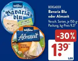 Aldi Süd BERGADER Bavaria Blu oder Almzeit Angebot