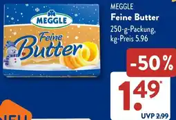 Aldi Süd MEGGLE Feine Butter Angebot