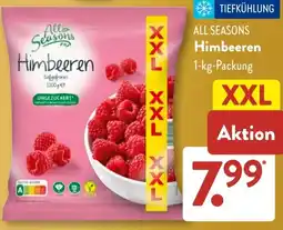 Aldi Süd ALL SEASONS Himbeeren Angebot