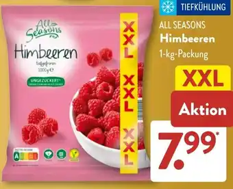 Aldi Süd ALL SEASONS Himbeeren Angebot