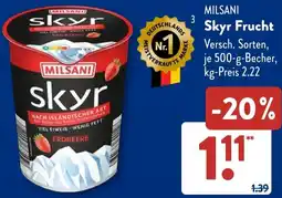 Aldi Süd MILSANI Skyr Frucht Angebot
