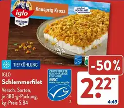 Aldi Süd IGLO Schlemmerfilet Angebot
