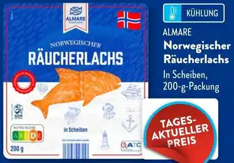 Aldi Süd ALMARE Norwegischer Räucherlachs Angebot