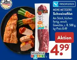 Aldi Süd MEINE METZGEREI Schweinefilet Angebot