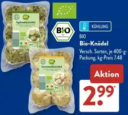 Aldi Süd Bio-Knödel Angebot