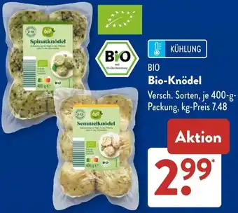 Aldi Süd Bio-Knödel Angebot