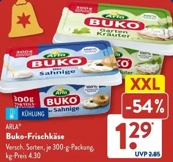 Aldi Süd ARLA Buko-Frischkäse Angebot
