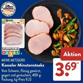Aldi Süd MEINE METZGEREI Kasseler Minutensteaks Angebot