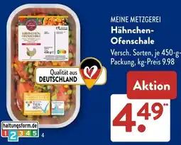 Aldi Süd MEINE METZGEREI Hähnchen Ofenschale Angebot