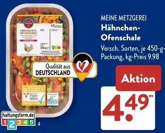 Aldi Süd MEINE METZGEREI Hähnchen Ofenschale Angebot