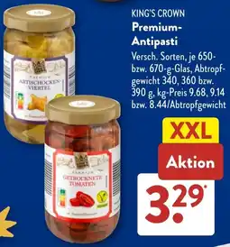Aldi Süd KING'S CROWN Premium Antipasti Angebot