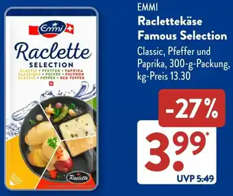 Aldi Süd EMMI Raclettekäse Famous Selection Angebot