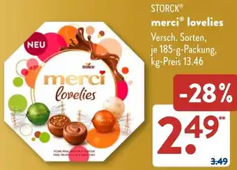 Aldi Süd STORCK merci lovelies Angebot