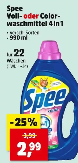 Thomas Philipps Spee vollwaschmittel 4in1 Angebot