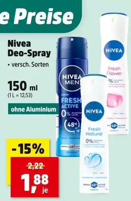 Thomas Philipps Nivea fresh active deo-spray Angebot