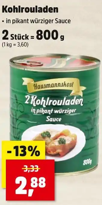 Thomas Philipps Hausmannskost kohlrouladen Angebot