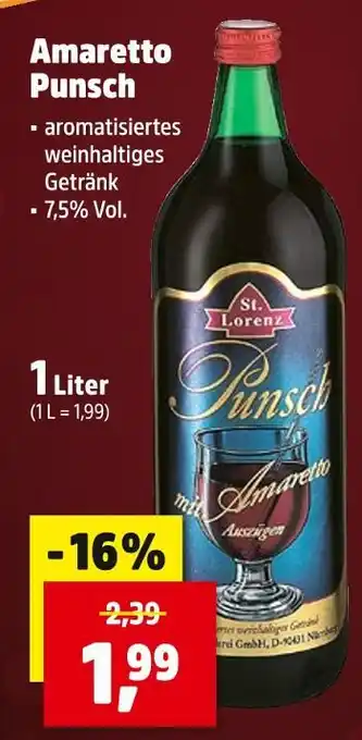 Thomas Philipps St. lorenz amaretto punsch Angebot