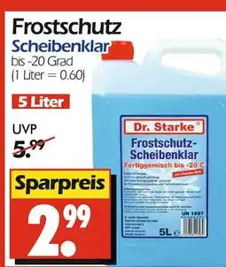 Wreesmann Dr. starke frostschutz scheibenklar Angebot