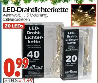 Wreesmann Topcent led-drahtlichterkette 40 leds Angebot