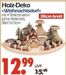 Wreesmann Holz-deko weihnachtsdorf Angebot