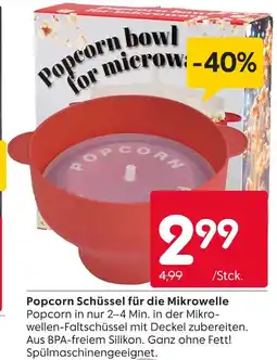 Rusta Popcorn schüssel für die mikrowelle Angebot