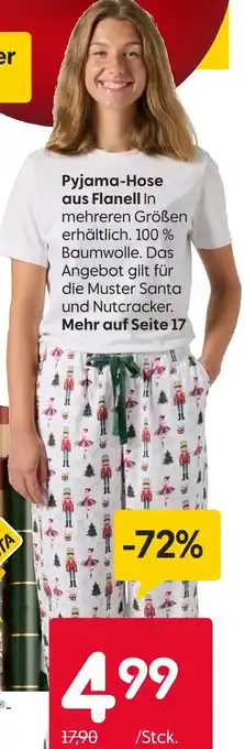 Rusta Pyjama-hose aus flanell Angebot