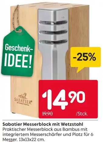 Rusta Sabatier messerblock mit wetzstahl Angebot