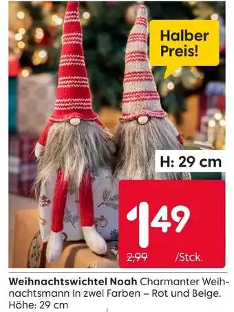 Rusta Weihnachtswichtel noah Angebot