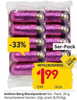 Rusta Anthon berg marzipanbrot Angebot