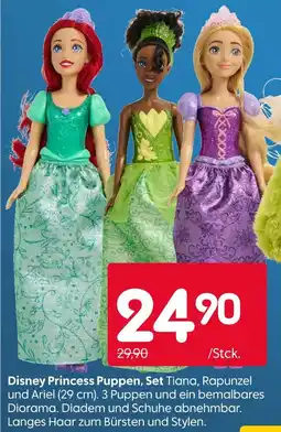 Rusta Disney princess set tiana, rapunzel und ariel Angebot