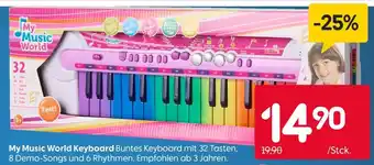 Rusta My music world my music world keyboard Angebot