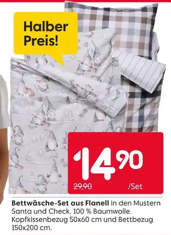 Rusta Bettwäsche-set aus flanell Angebot