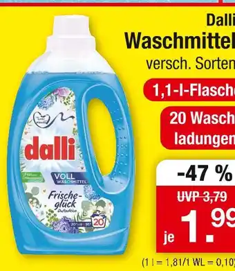 Zimmermann Dalli waschmittel Angebot