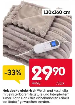 Rusta Heizdecke elektrisch Angebot