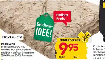 Rusta Decke juna Angebot